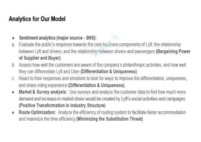  미국대학 Lyft 사업 전략 모델 Columbia Univ Strategic Models Lyft   (8 )